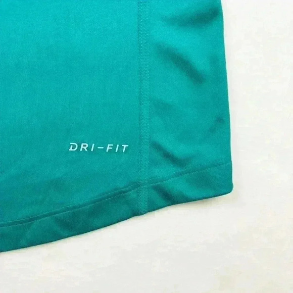 Nike Running Dr-Fit Teal Scoop Razor Back Athletic Lightweight Tank Top Size L - Picture 10 of 15